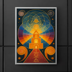 Hilma af Klint occult geometry temple poster 5