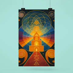 Hilma af Klint occult geometry temple poster 6