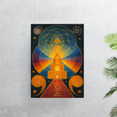 Hilma af Klint occult geometry temple poster 7