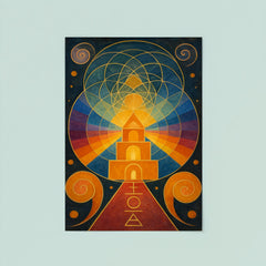 Hilma af Klint occult geometry temple poster 8