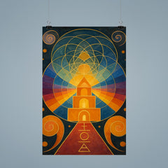 Hilma af Klint occult geometry temple poster 9