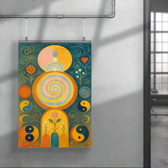 Hilma af Klint temple paintings and symbols poster 4