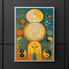 Hilma af Klint temple paintings and symbols poster 5