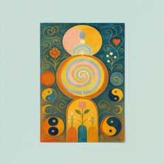 Hilma af Klint temple paintings and symbols poster 8
