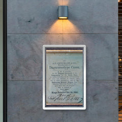 Hinge Patented October 14, 1856 and April 21, 1857 poster 2