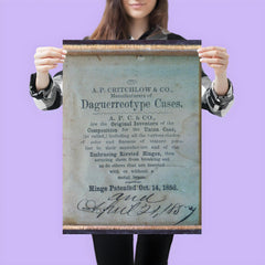 Hinge Patented October 14, 1856 and April 21, 1857 poster 3