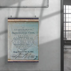 Hinge Patented October 14, 1856 and April 21, 1857 poster 4