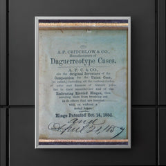 Hinge Patented October 14, 1856 and April 21, 1857 poster 5