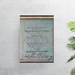 Hinge Patented October 14, 1856 and April 21, 1857 poster 7