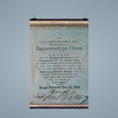 Hinge Patented October 14, 1856 and April 21, 1857 poster 9