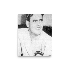 Hiram Bithorn poster on a plain backdrop in size 8"x10".