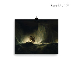 HMS 'Erebus' Passing Through the Chain of Bergs by Richard Brydges Beechey, 1842 poster 4