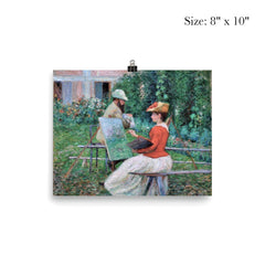 Home of Monet by John Leslie Breck poster 4