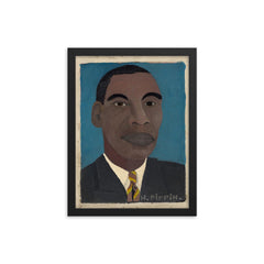 Horace Pippin framed print on a plain backdrop in size 12"x16".