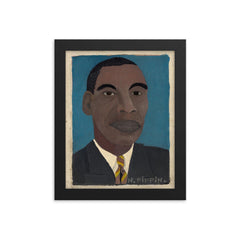 Horace Pippin framed print on a plain backdrop in size 8"x10".