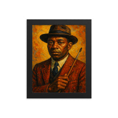 Horace Pippin framed print on a plain backdrop in size 8"x10".