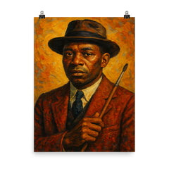 Horace Pippin poster on a plain backdrop in size 8"x10".