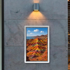 Hormuz Island Rainbow Hills Iran poster 2