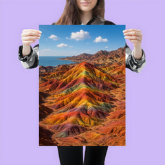 Hormuz Island Rainbow Hills Iran poster 3
