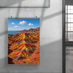 Hormuz Island Rainbow Hills Iran poster 4