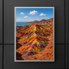 Hormuz Island Rainbow Hills Iran poster 5