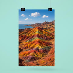 Hormuz Island Rainbow Hills Iran poster 6