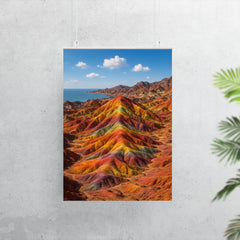 Hormuz Island Rainbow Hills Iran poster 7