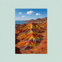 Hormuz Island Rainbow Hills Iran poster 8
