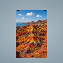 Hormuz Island Rainbow Hills Iran poster 9