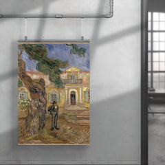 Hospital at Saint-Rémy-de-Provence by Vincent van Gogh, 1889 poster 4