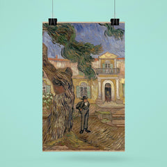 Hospital at Saint-Rémy-de-Provence by Vincent van Gogh, 1889 poster 6