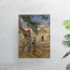 Hospital at Saint-Rémy-de-Provence by Vincent van Gogh, 1889 poster 7