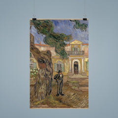 Hospital at Saint-Rémy-de-Provence by Vincent van Gogh, 1889 poster 9