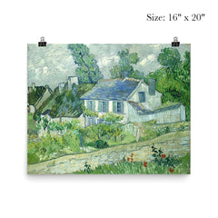 Houses in Auvers by Vincent van Gogh, 1890 poster 2
