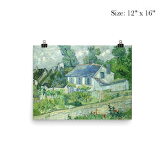Houses in Auvers by Vincent van Gogh, 1890 poster 3