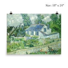 Houses in Auvers by Vincent van Gogh, 1890 poster 5