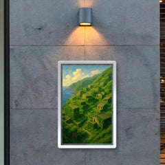 Houtouwan Abandoned Village China poster 2