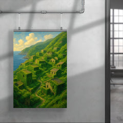 Houtouwan Abandoned Village China poster 4