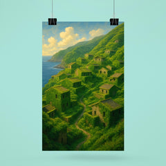 Houtouwan Abandoned Village China poster 6