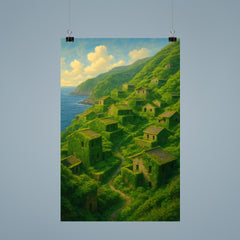 Houtouwan Abandoned Village China poster 9