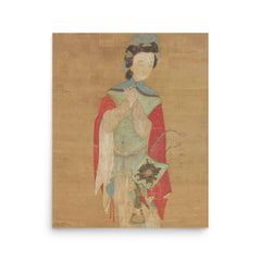 Hua Mulan poster on a plain backdrop in size 16"x20".