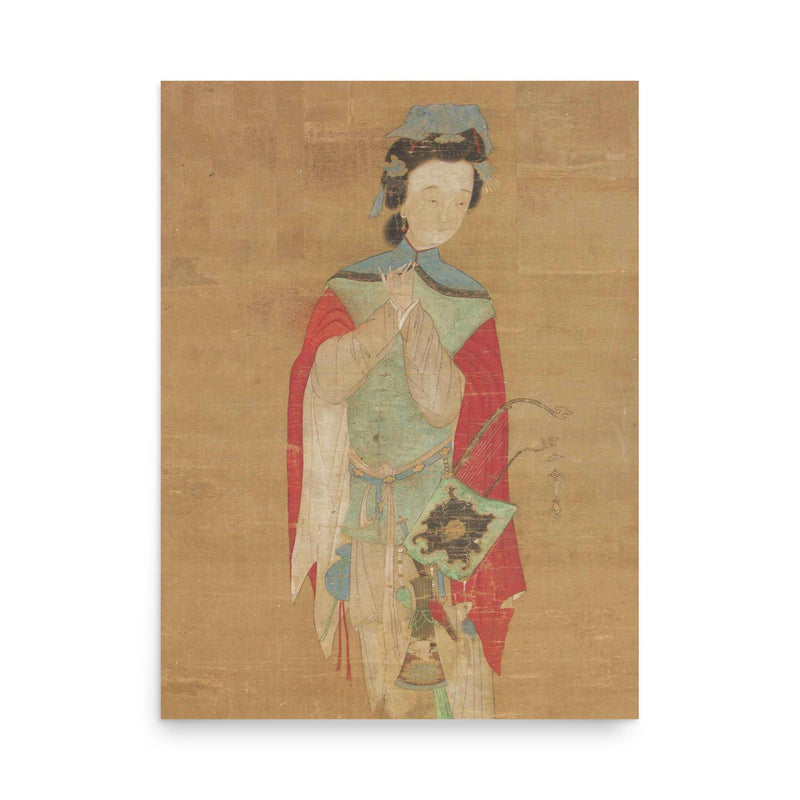 Hua Mulan poster on a plain backdrop in size 18