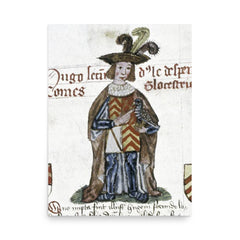 Hugh Despenser the Younger poster on a plain backdrop in size 18"x24".