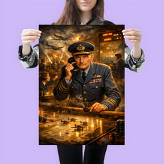 Hugh Dowding in RAF operations room poster 3