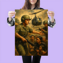 Hugh Thompson Jr intervening at My Lai poster 3