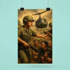 Hugh Thompson Jr intervening at My Lai poster 6