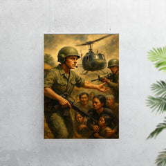 Hugh Thompson Jr intervening at My Lai poster 7
