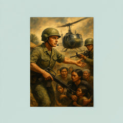 Hugh Thompson Jr intervening at My Lai poster 8