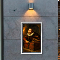 Hugo Grotius escaping in a book chest poster 2