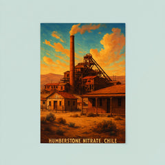 Humberstone Nitrate Town Chile poster 8